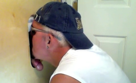 Friendly Face Gets Dick Sucked At Gloryhole